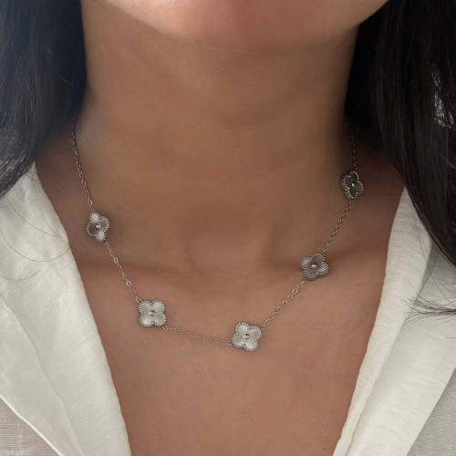 گردنبند ونکلیف 5 گل sp25-ne-0003