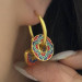 گوشواره میناکاری مینیمال ag25-ea-0003